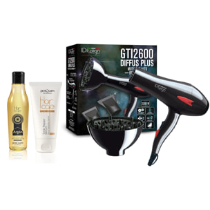 Kit Protezione E Riparazione Per Capelli Con Asciugacapelli Professionale Gti2600 In Regalo