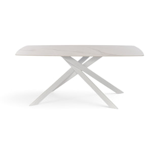 Tavolo SAINT FLORENT in ceramica finitura calacatta oro 180x90x76 cm