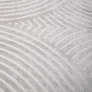 Tapis fin Nigo en viscose, fabriqué en Belgique