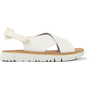 Sandali - CAMPER Oruga Sandal - Bianco - Pelle liscia