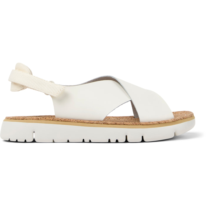 Sandali - CAMPER Oruga Sandal - Bianco - Pelle liscia