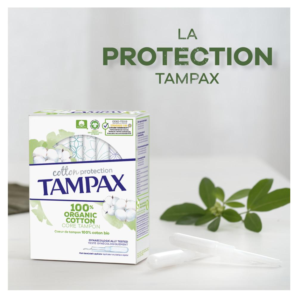 6x16 Tampons Tampax Cotton Protection Super Avec Applicateur