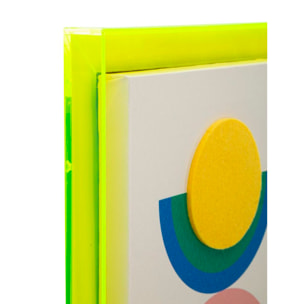 STAMPA SU TELA POP ART C/CORNICE -B- CM 50X3,3X70