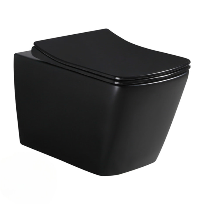 Pack WC bati-support Geberit + WC sans bride Swiss Aqua Technologies + abattant SoftClose + plaque (SBLINFIGEB7)