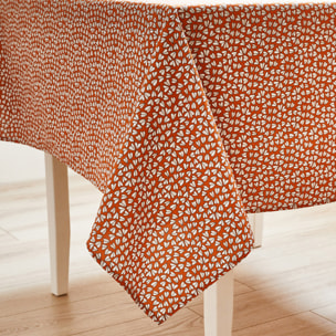 Nappe coton enduit SAO orange