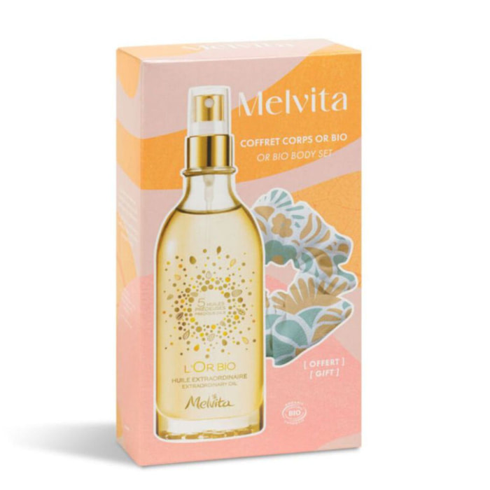 Or Bio - Coffret Huile sèche 100 ml et Chouchou