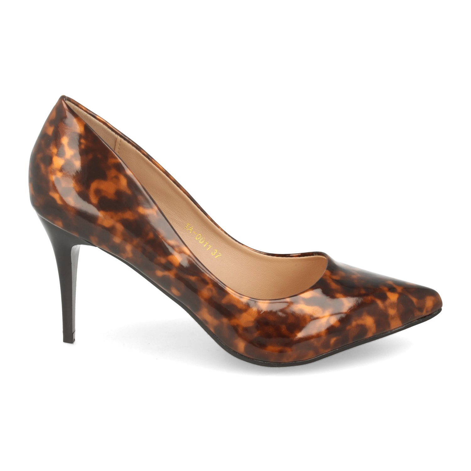 Zapato de Salon con Tacon de Aguja y Estampado