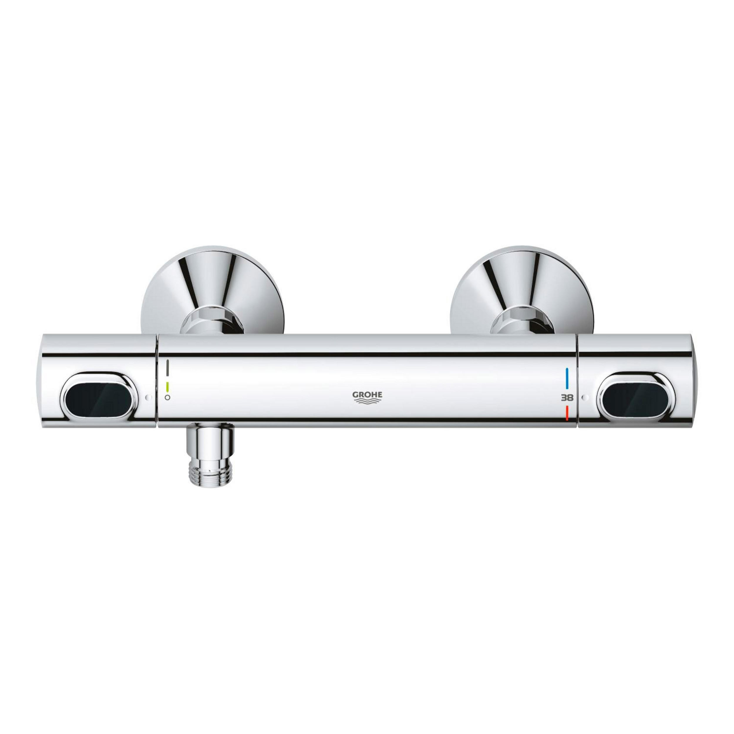 Mitigeur thermostatique de douche Precision Flow avec barre 60cm