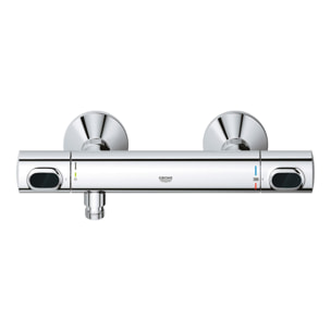Mitigeur thermostatique de douche Precision Flow avec barre 60cm