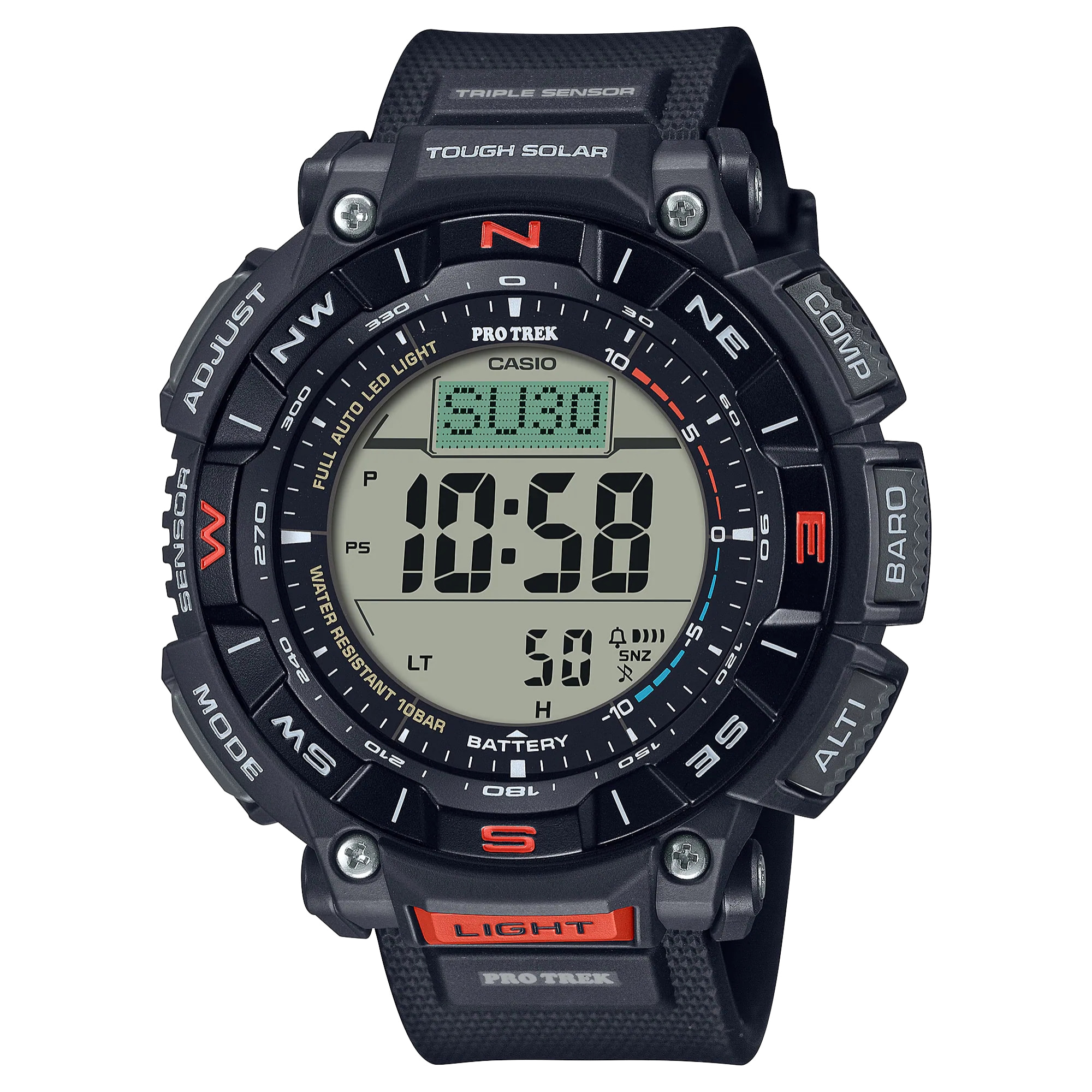 Reloj Casio PRG-340-1ER Unisex Digital Solar con Correa de Resina