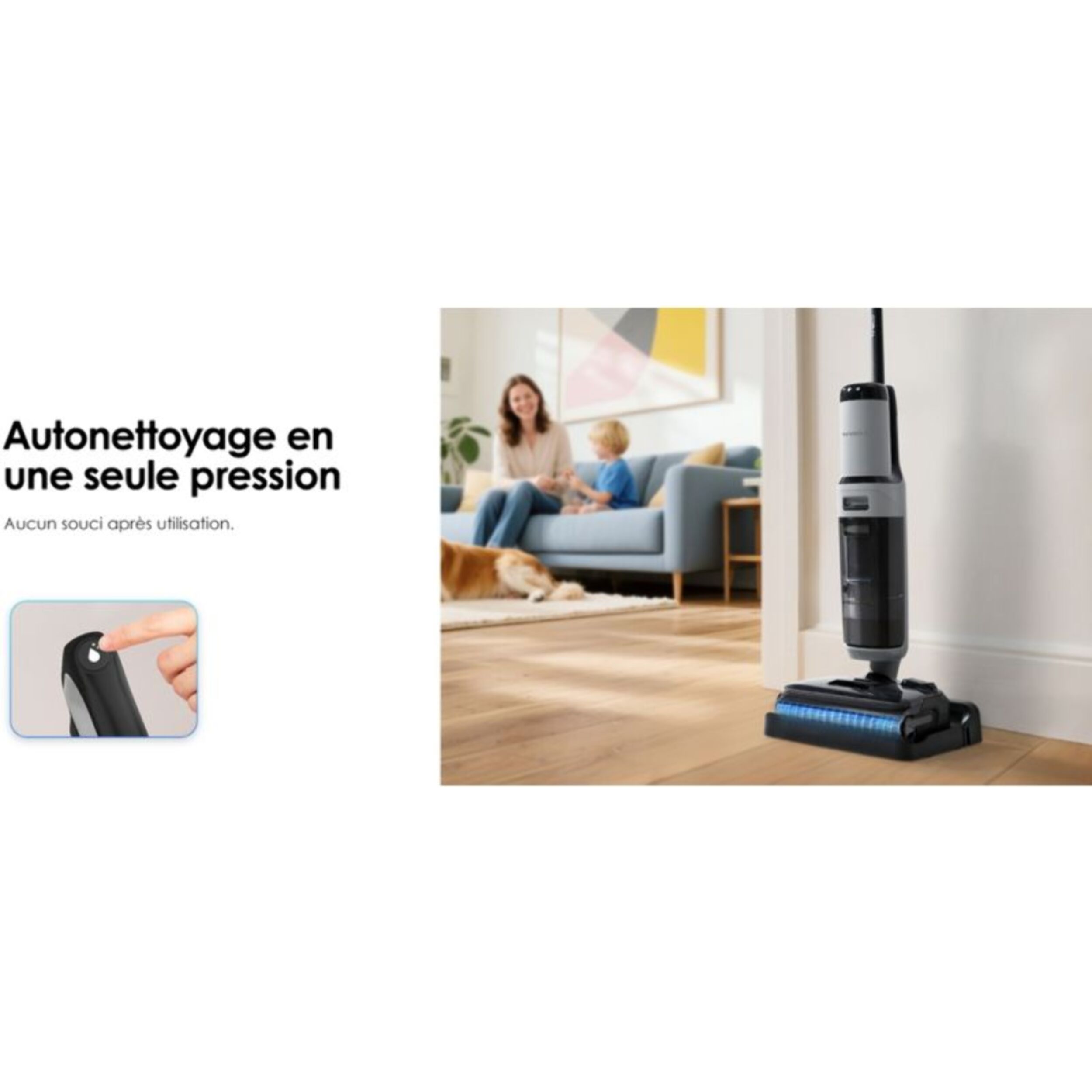 Aspirateur laveur TINECO Floor One i5 Stretch Plus Light gris