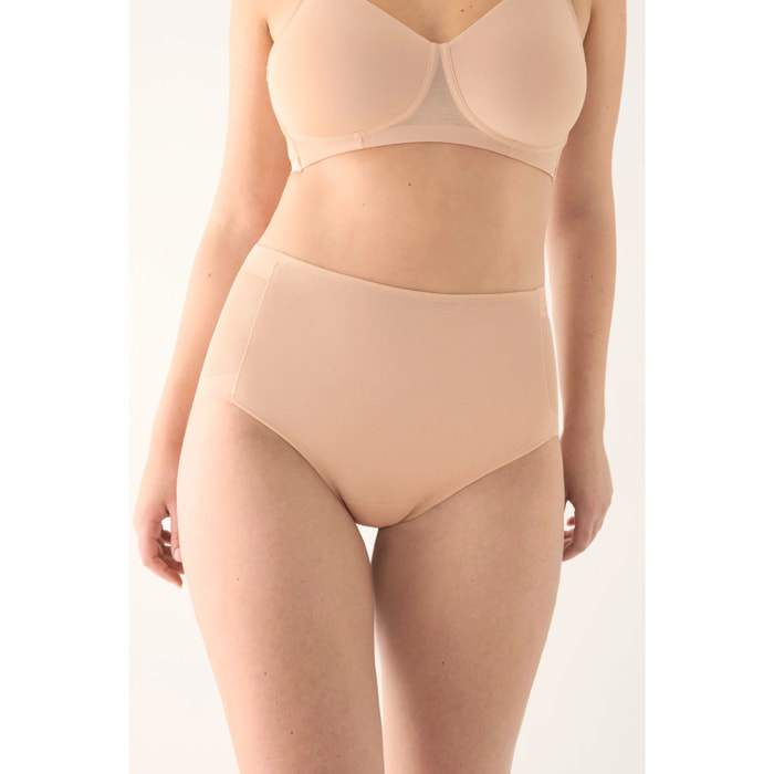Slip vita alta donna Beige