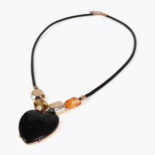 Collana Cuore Effetto Cristallo