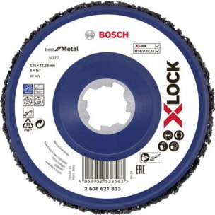 Disque à nettoyer X-Lock N377 BOSCH 125 mm - 2608621833