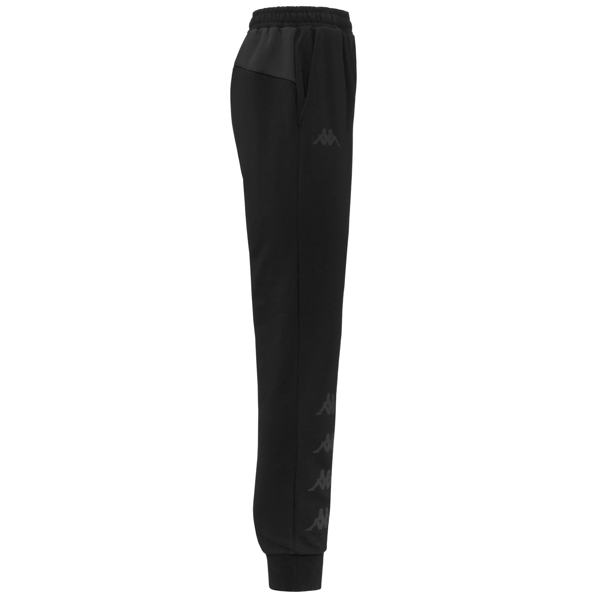 Kappa - Pantalones Hombre Negro - Ielcio