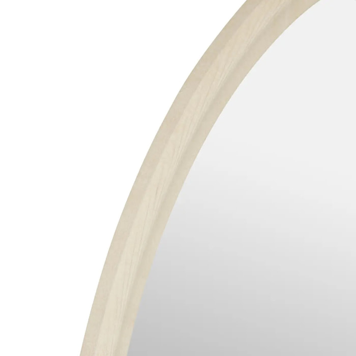 Miroir mural Calypso gris perle 96x66cm