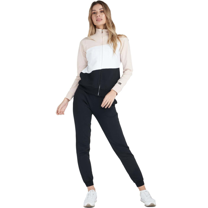 Tuta donna con collo alto e zip linea Live in Colors
