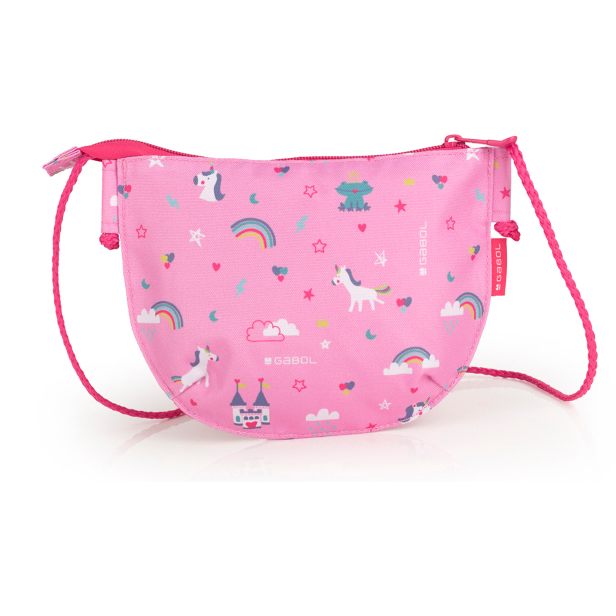 Bolso infantil Gabol RAINBOW con unicornio y resistente al agua