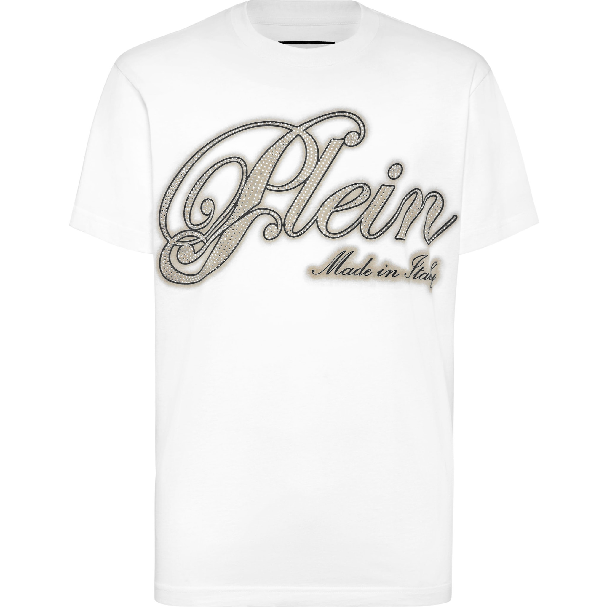 PHILIPP PLEIN T-Shirt Round Neck Ss SIGNATURE