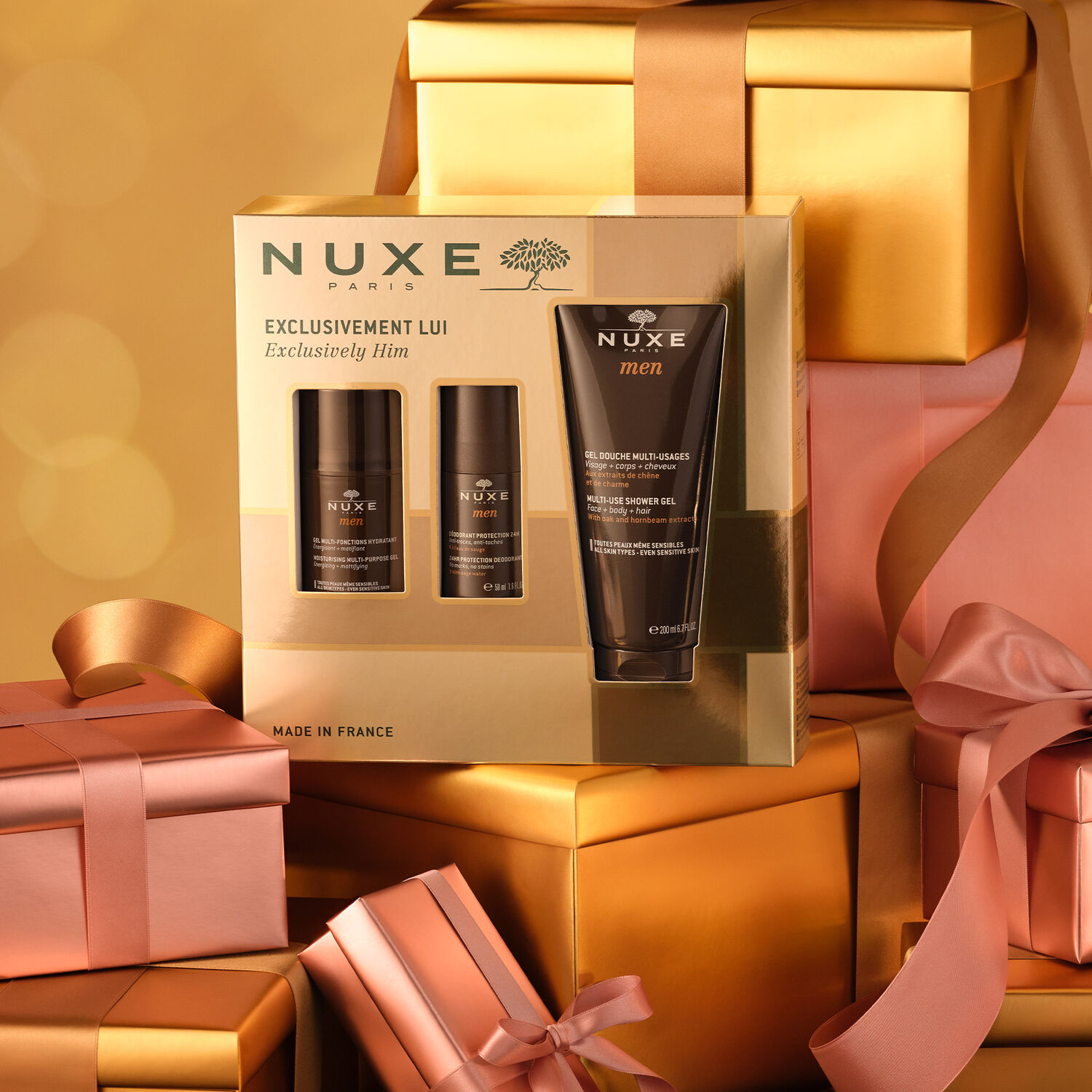 NUXE MEN - Coffret Noël Exclusivement lui - 3 Soins