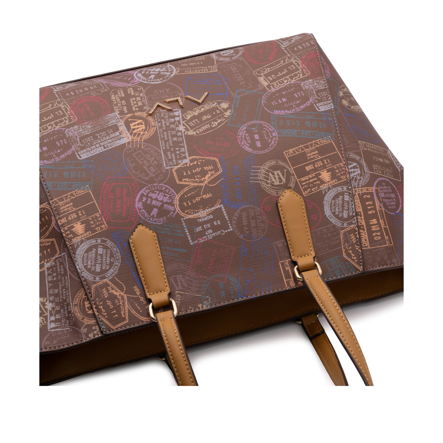 Borsa a spalla  da donna Poliuretano Prodotto alla Moda 44x16x28 cm