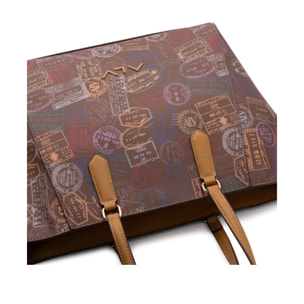 Borsa a spalla  da donna Poliuretano Prodotto alla Moda 44x16x28 cm