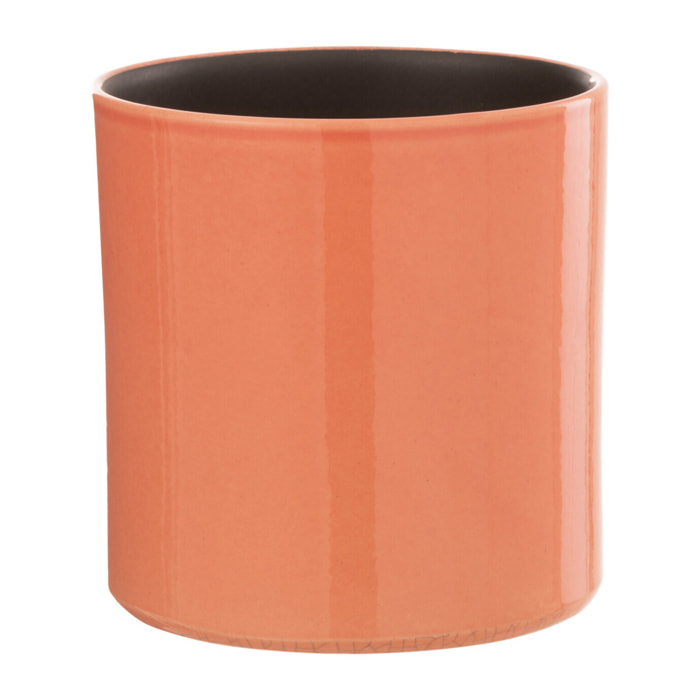J-Line cache-pot Flexible - céramique - rose - small - Ø 16.5 cm