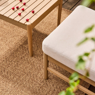 Salon de jardin bois d'acacia 4 places  LUNARI