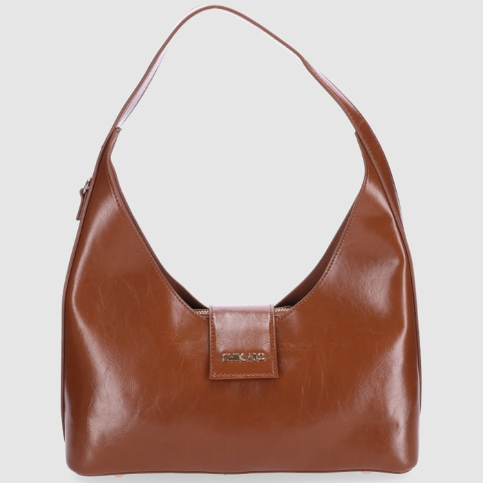 Bolso - Cuero - Medida: 34 cm x 30 cm x 10 cm