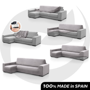 Funda TERCIOPELO ANTI MANCHAS Multi elástica para CHAISE LONGUE modelo VERONICA