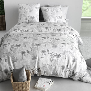 Parure housse de couette imprimé 100% coton - merigold