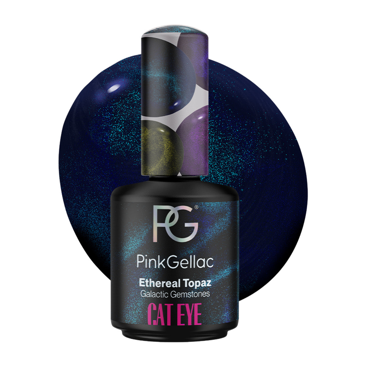 Vernis semi-permanent - Cat Eye - Etherial Topaz - 15 ml