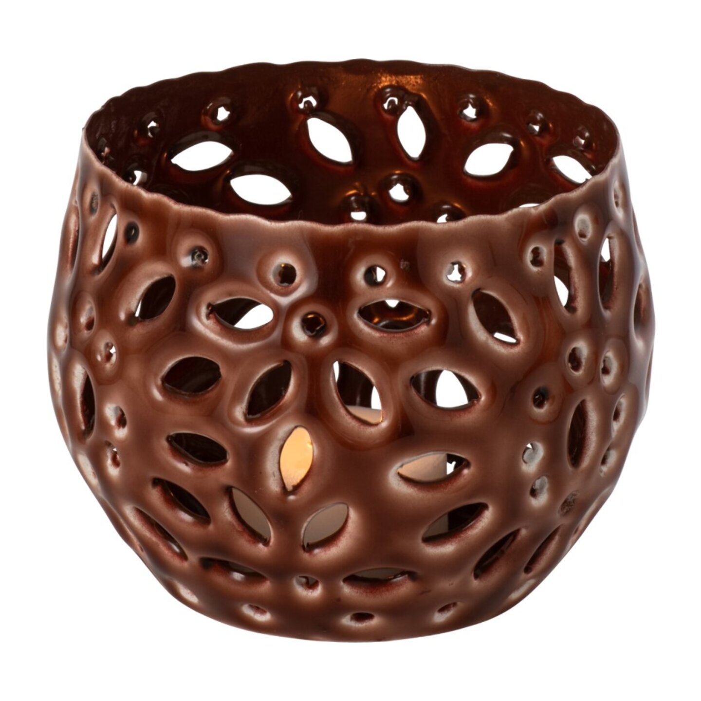 J-Line lanterne - fer - marron