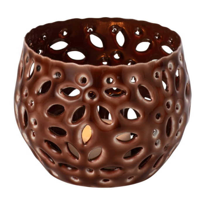 J-Line lanterne - fer - marron