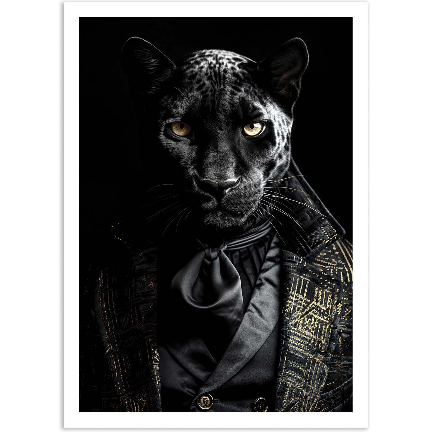 Affiche - Black Panther Wild Suits - Philippe Hugonnard