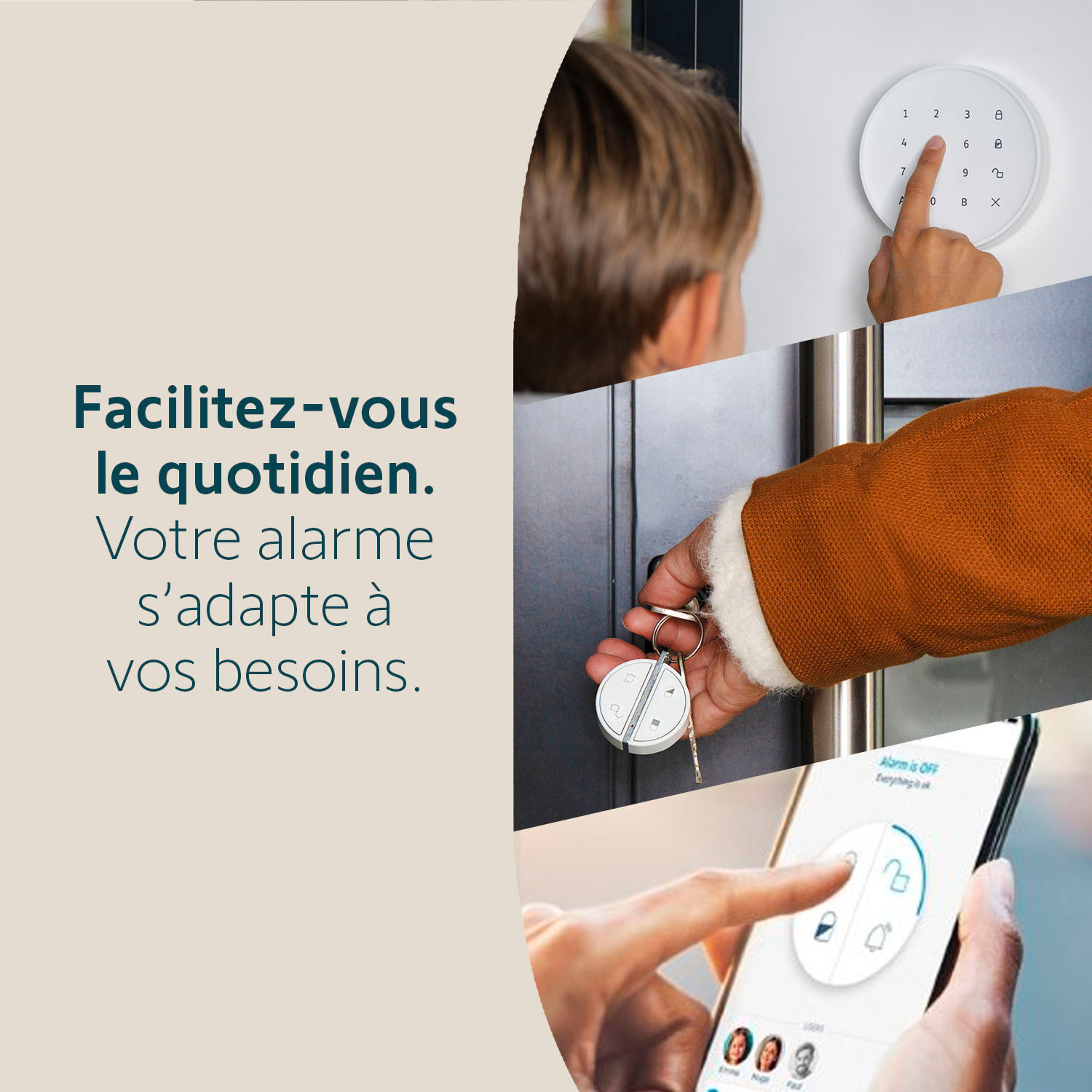 Home Alarm Essential Plus Integral - Alarme maison avec détecteurs additionnels