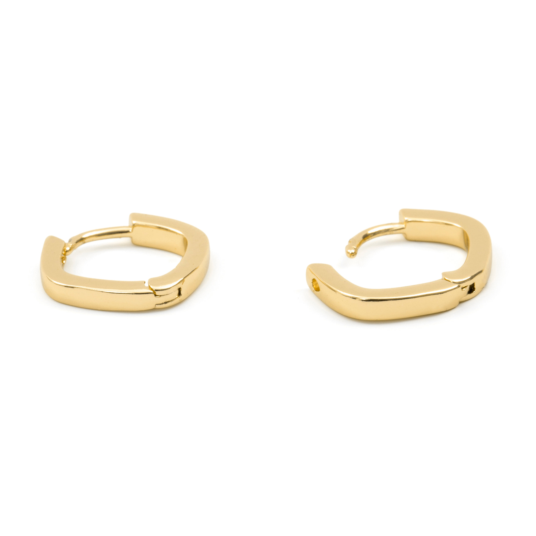 Pendientes Idrial acabado oro amarillo 18k