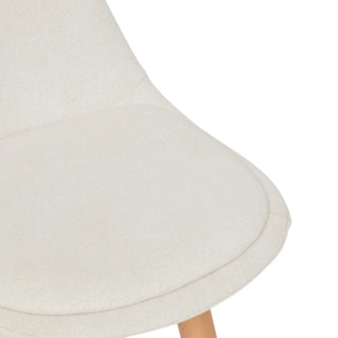 Tabouret de bar "Maxon" blanc H92,5cm
