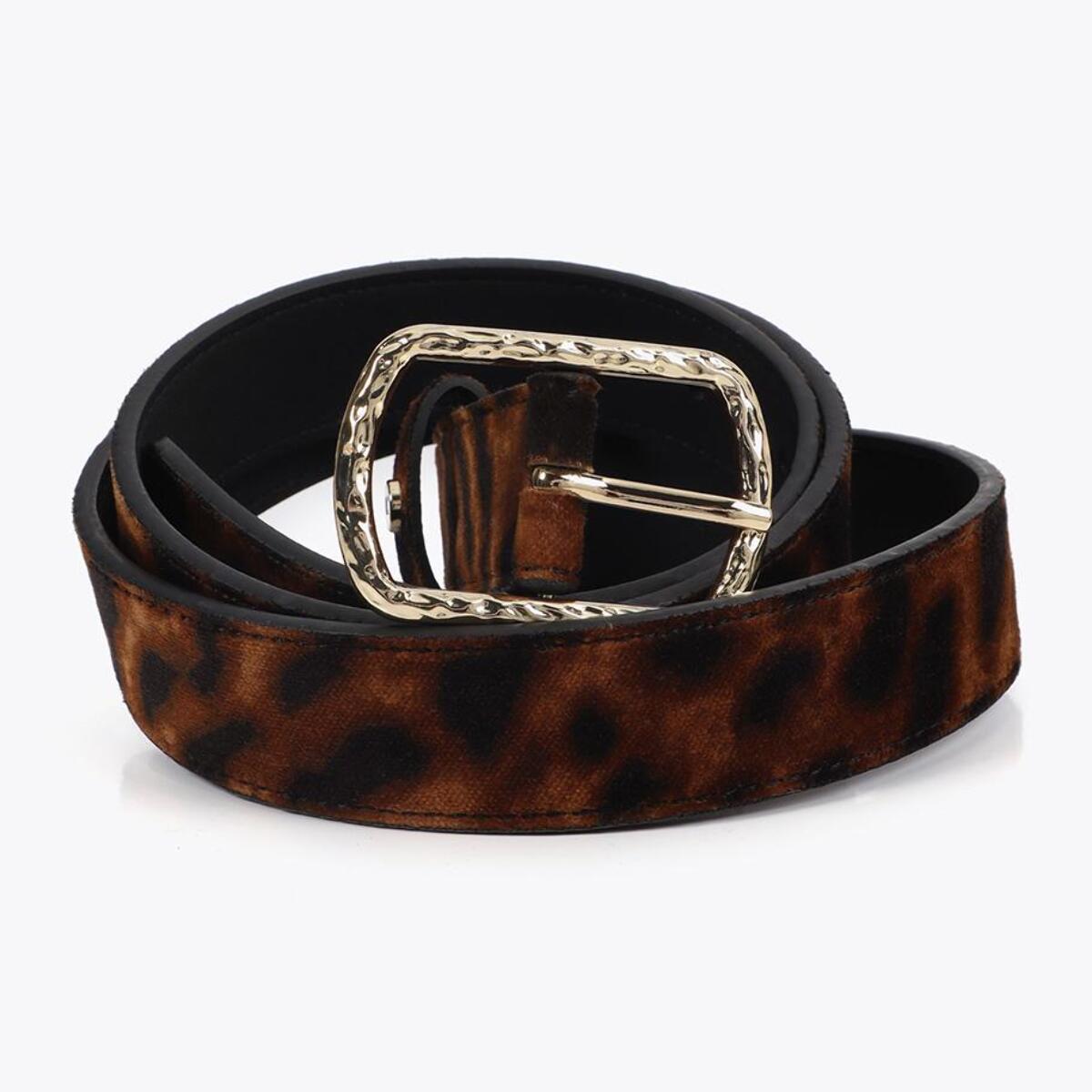 Cintura stretta stampa leopardo