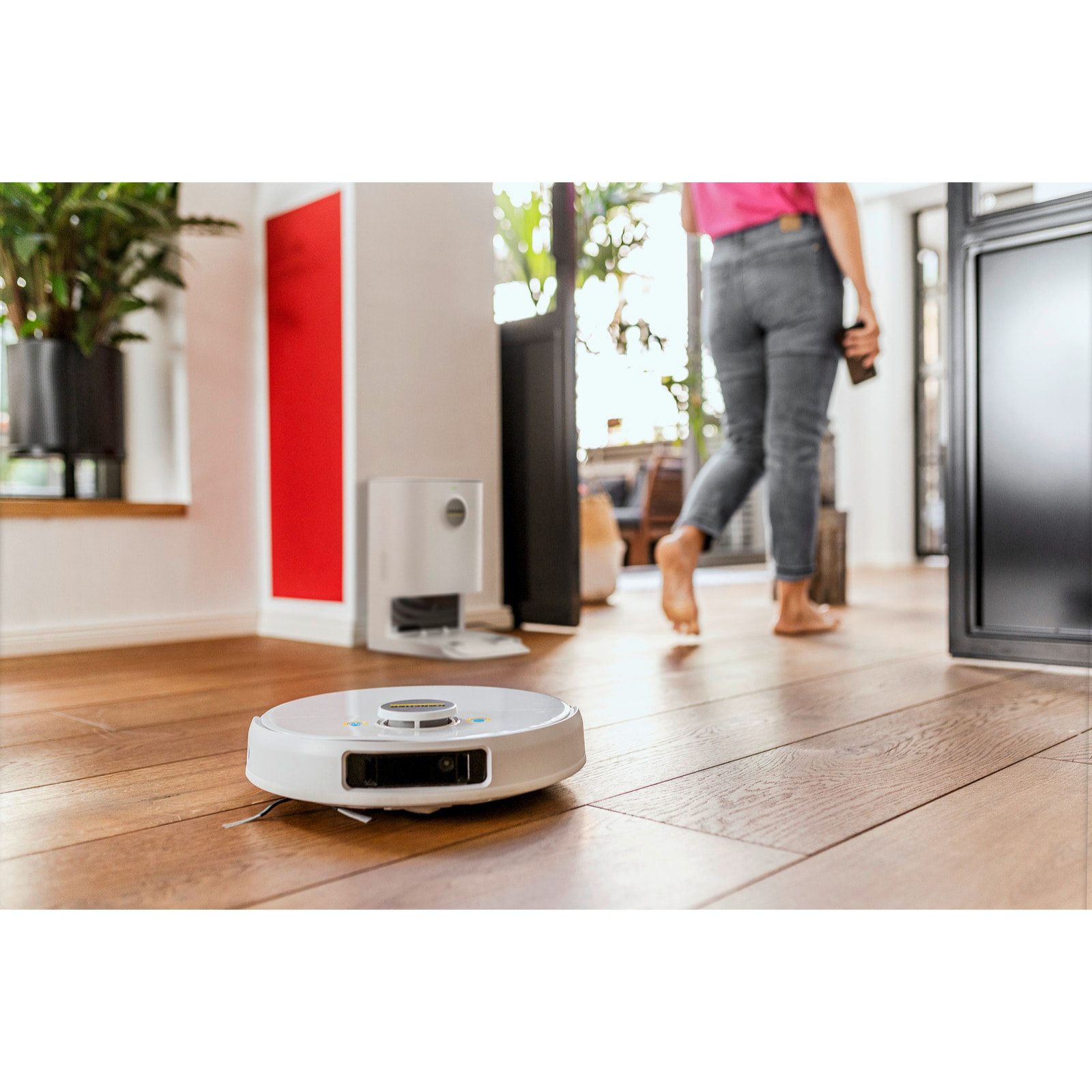 Aspirateur robot Karcher RCV 5 Comfort connecté avec station de vidange - Lidar - 5000 Pa