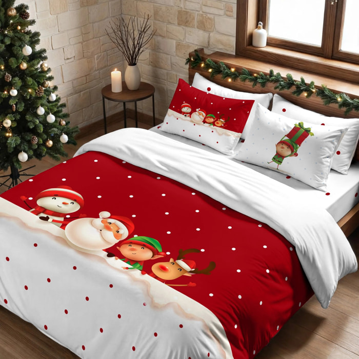 Housse de couette avec clics 100% coton Laponia 54