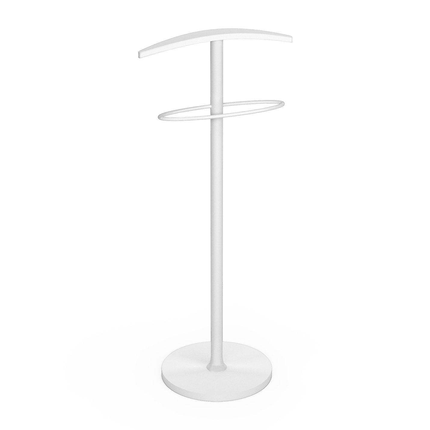 Galán de noche Suède blanco 109x46x34 cm