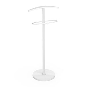 Galán de noche Suède blanco 109x46x34 cm