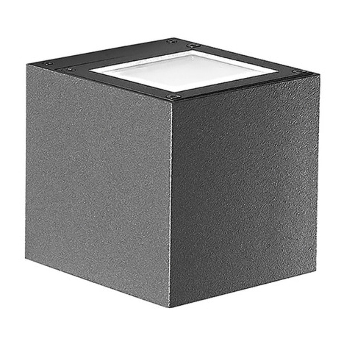 Applique LED quadrata Rossini SILVER 3000K