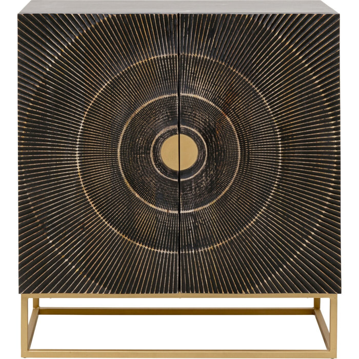 Buffet Madeira 2 portes noir Kare Design