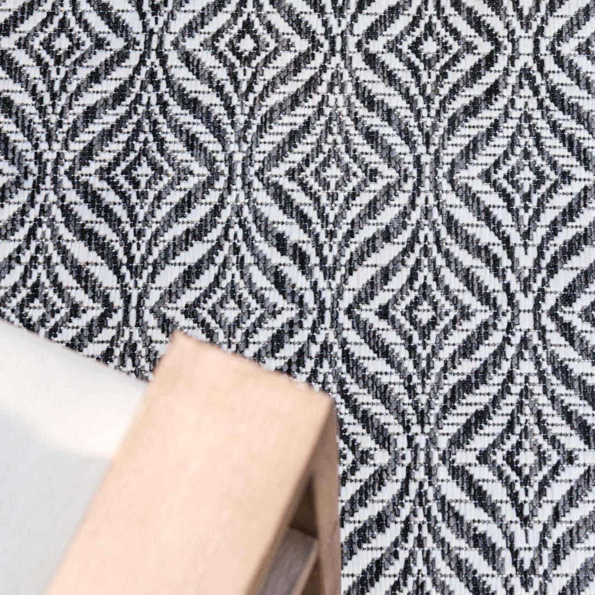 Tapis extérieur tissé kilim rectangle JADE