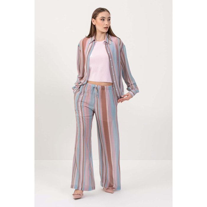 Kocca - Camicia in fantasia a righe Donna