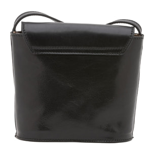 Borsa a tracolla uomo in vera pelle - Modello Castillon - 100% pelle - 16.0 x 17.5 x 7.0 cm