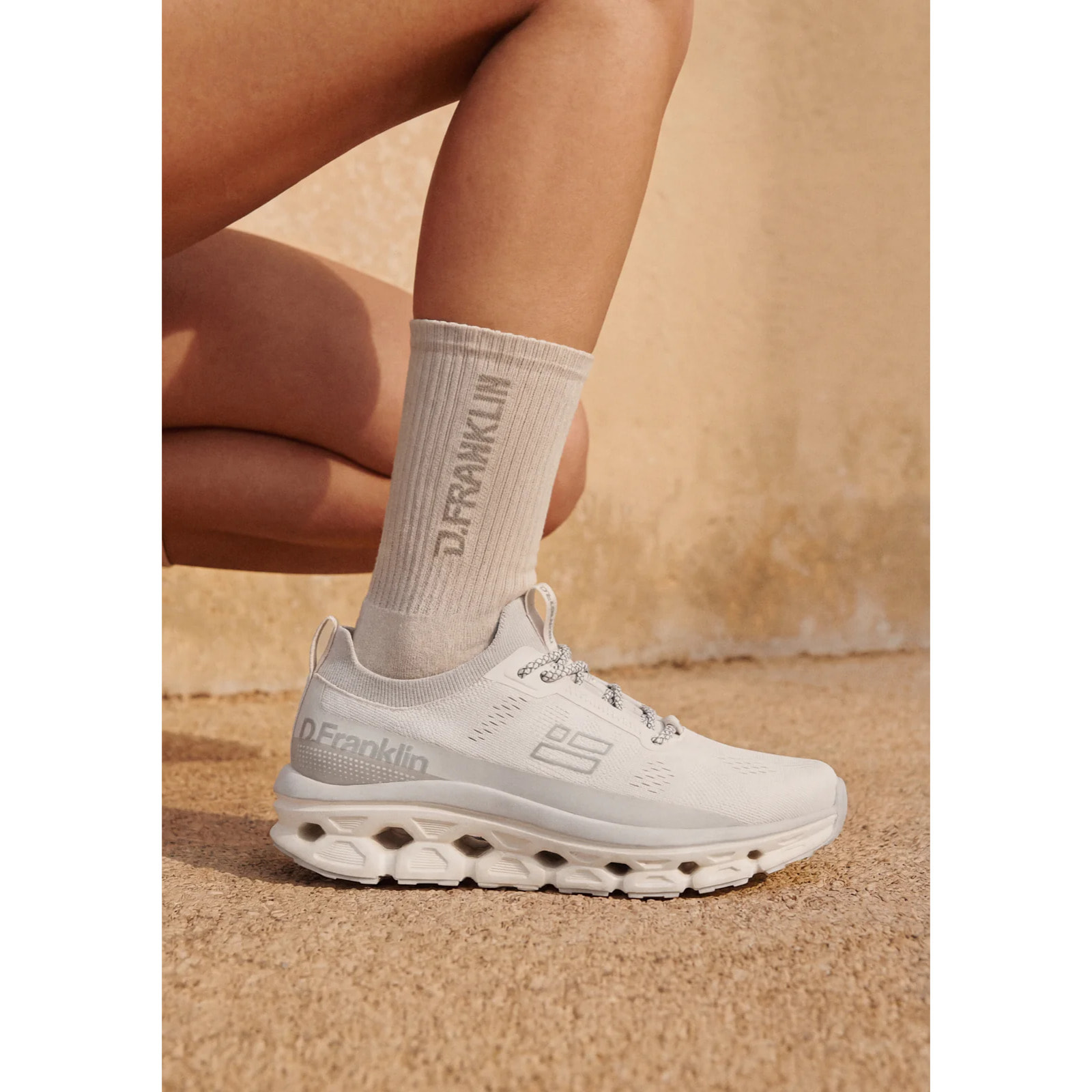 Zapatillas Unisex Aero Mesh en Blanco Roto D.Franklin