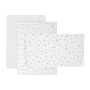 Cambrass Sabana Cuna 3 Pcs (Cuna 60) Plumeti